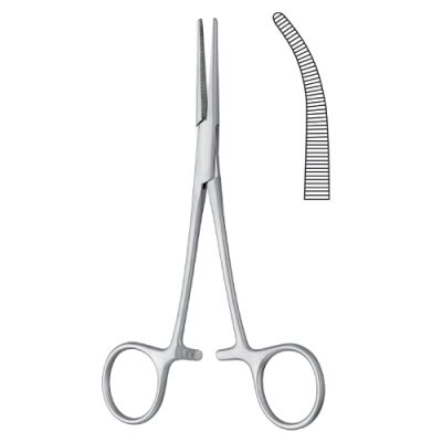 Crile Hemostatic Forceps Curved Cm Single Use National Surgical