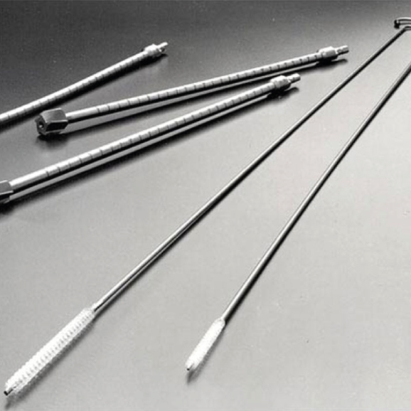 Bone reamer/long steel rod cleaning brush National Surgical Corporation
