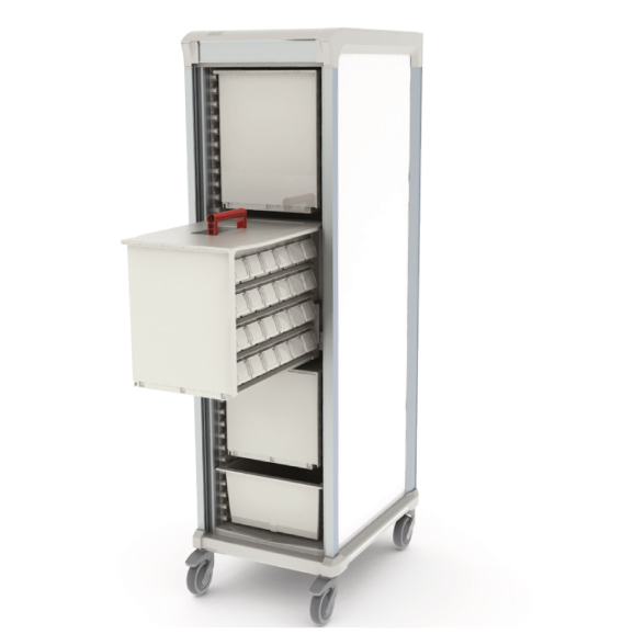 Apollo medications storage cart single