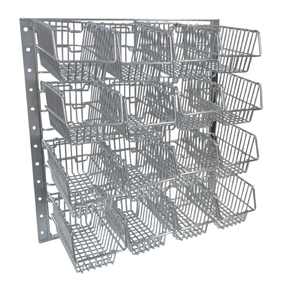 wire baskets with lids