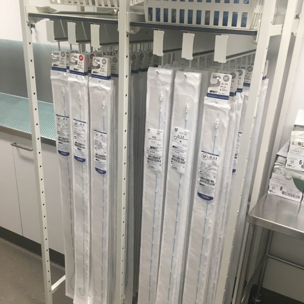 catheter lab open frame rack