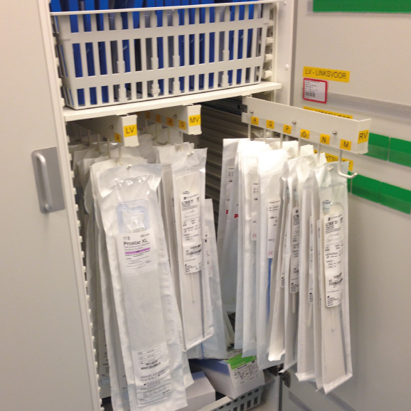 Catheter storage