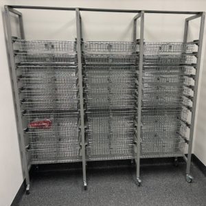 Echidna-rack-wire-baskets-hospital