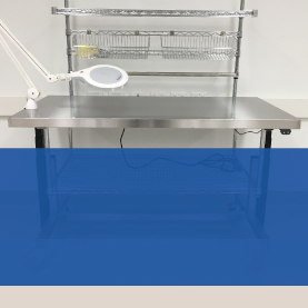 Height Adjustable CSSD Packing Tables