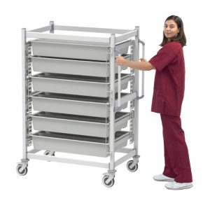 Salus davinci cart with nurse